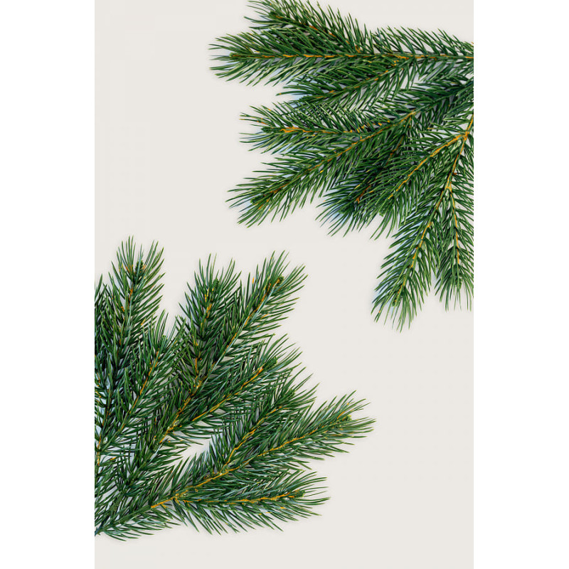 Купить Ветка еловая литая цвета зеленая лужайка фото 1