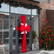 Большой бант на дверь