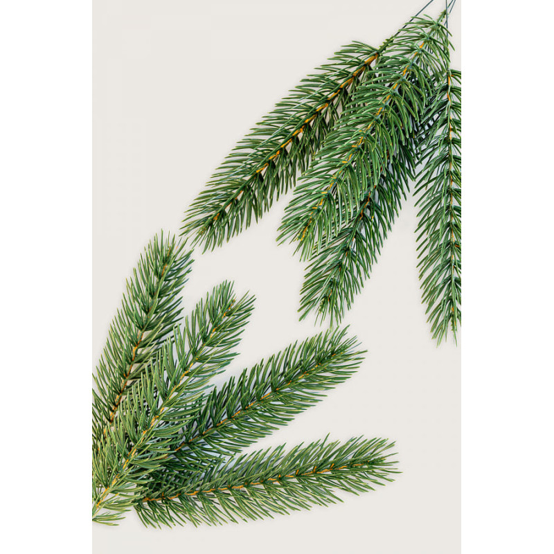 Купить Ветка еловая литая - цвета зеленой спаржи фото 1