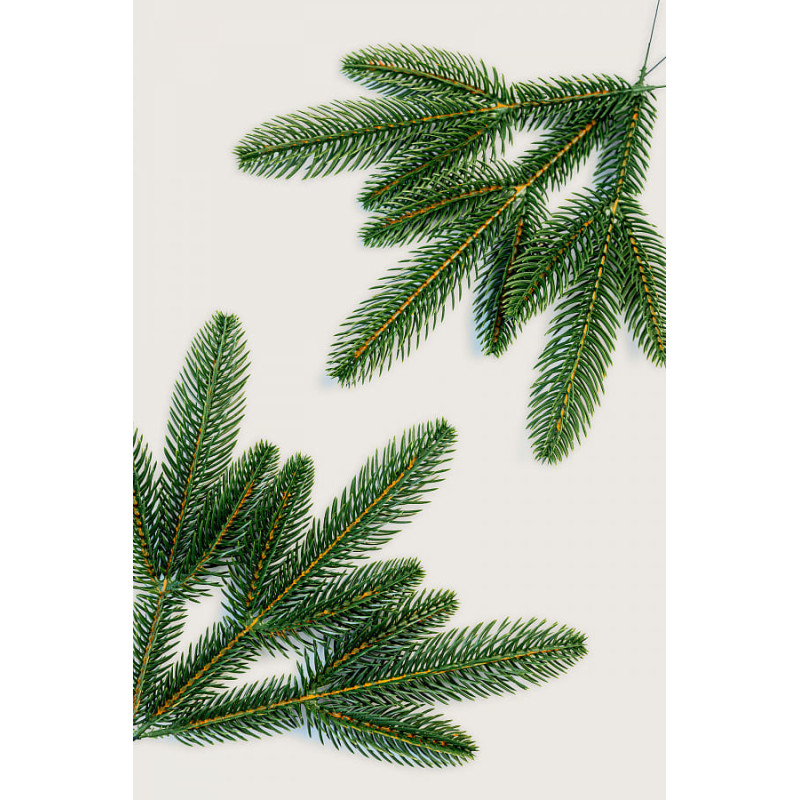 Купить Ветка еловая литая цвета мистического луга фото 1