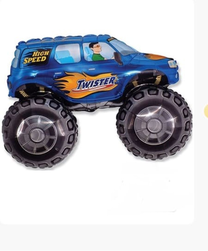 Купить Шар фольгированный Машинка с гелием джип