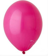 Розовый воздушный шар 30 см наполненный гелием