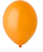 Оранжевый воздушный шар 30 см наполненный гелием