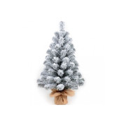 Заснеженная настольная елка Снежинка