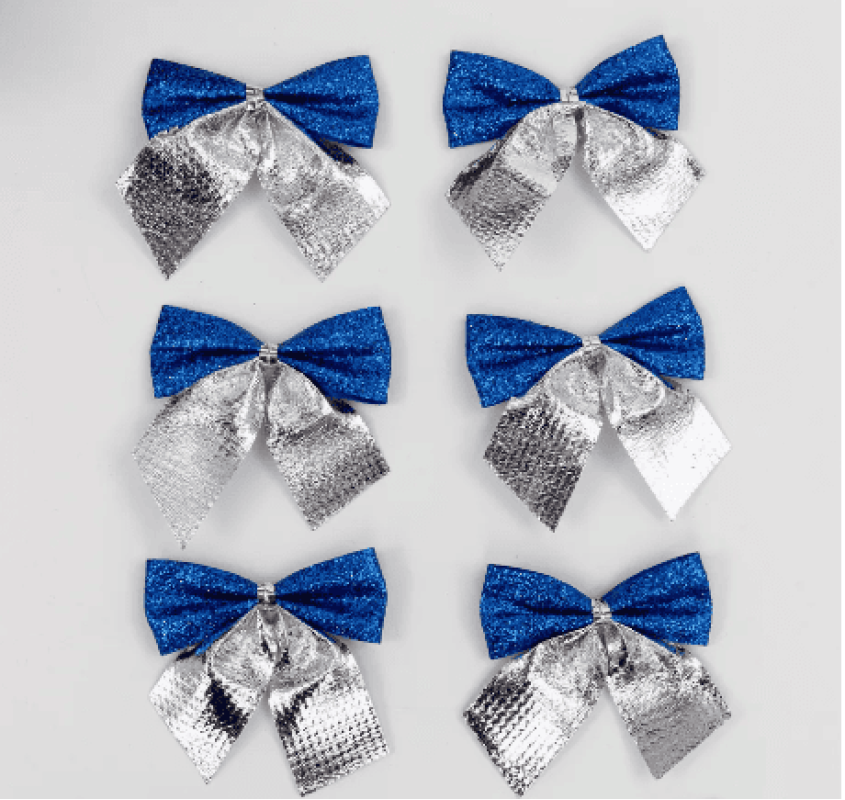 Купить Комплект бантиков на елку 