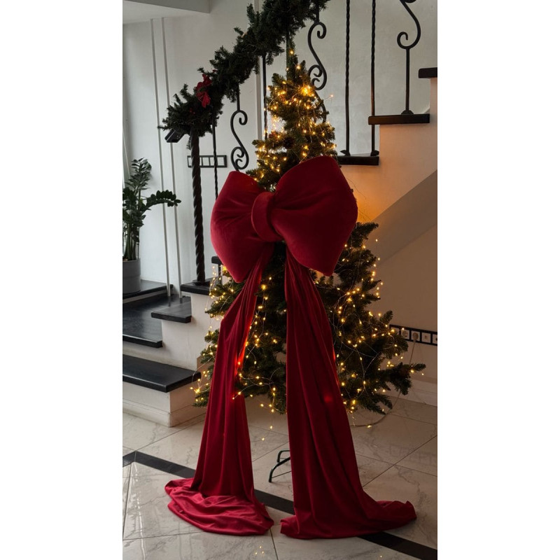 Купить Бант на елку из бархата фото 1