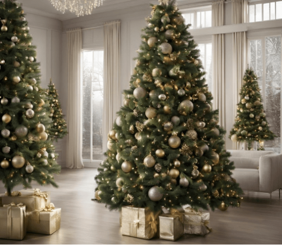 Наряжаем елку в стиле минимализм, классика или модерн от Империя елок