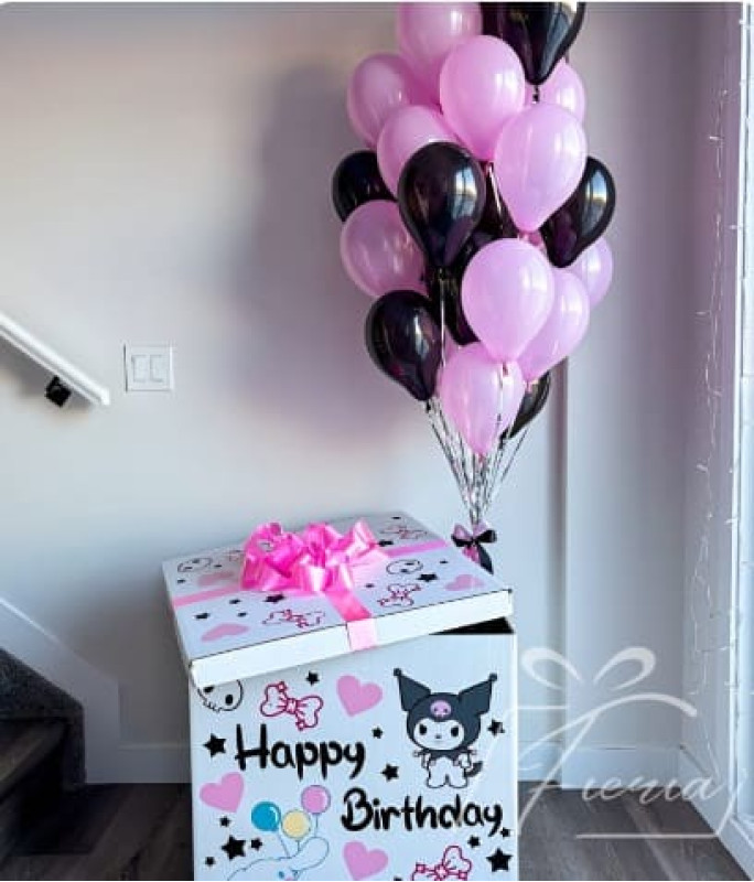 Купить Композиция из воздушных шаров «Happy Birthday»