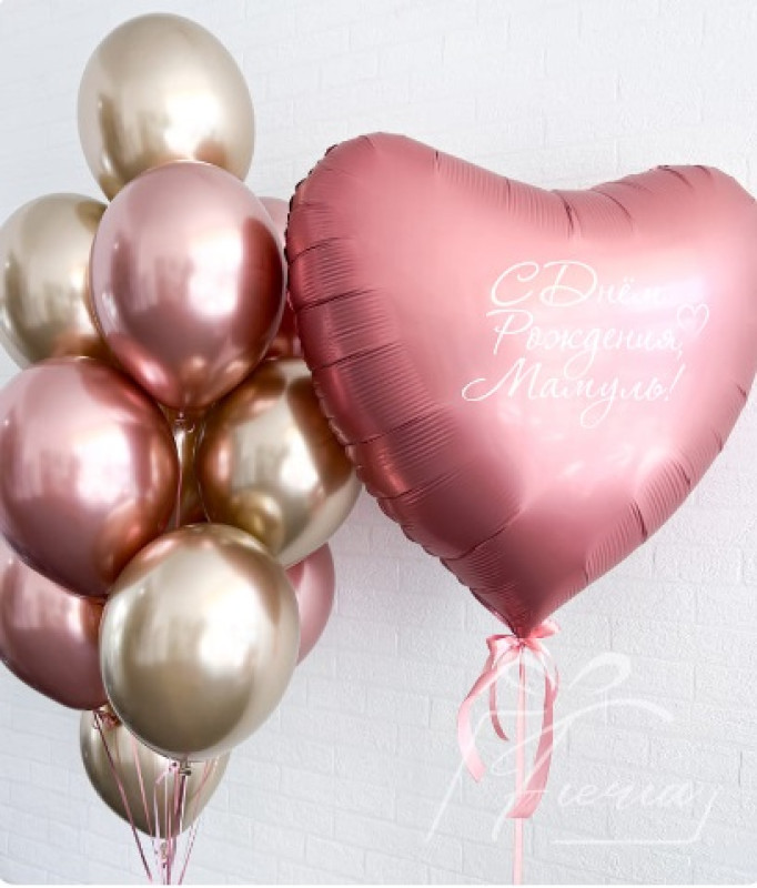 Купить Сет из воздушных шаров для поздравления мамы