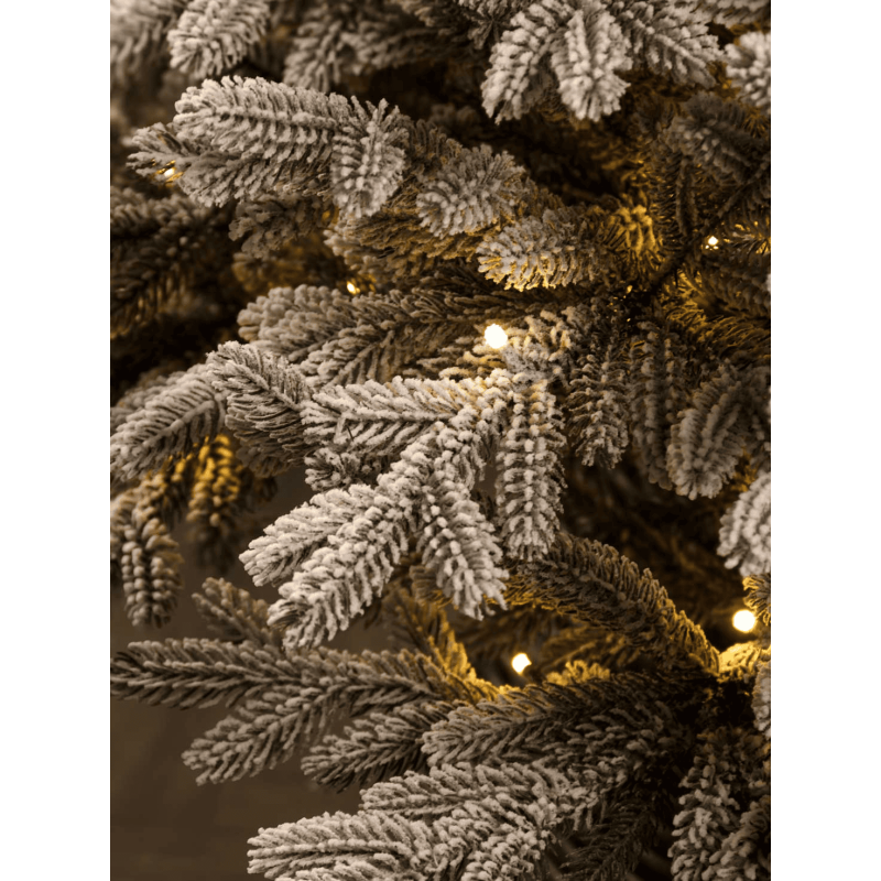 Купить Ель литая заснеженная с лампочками Версальская Премиум фото 5