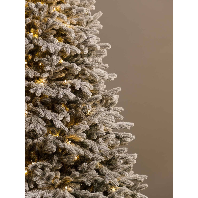 Купить Ель литая заснеженная с лампочками Версальская Премиум фото 8