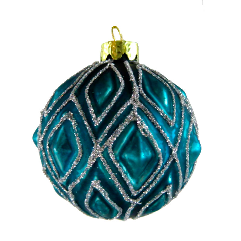 Купить Игрушка на елку шар, высота 10 см 